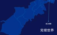 echarts沈阳市铁西区geoJson地图自定义引导线代码演示